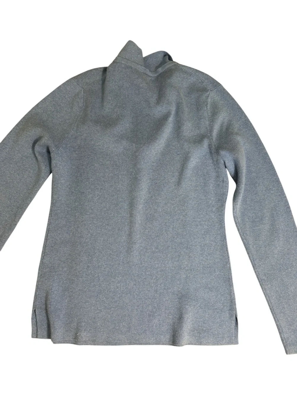 Tommy Hilfiger Light Blue V-Neck Sweater with Yellow Crest